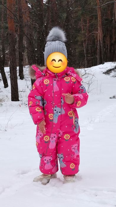 Зимовий комбінезон на дівчинку