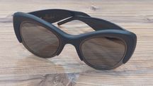 Масивні жіночі сонцезахисні окуляри Cat Eye  PM 0010S 003  Pomellato!