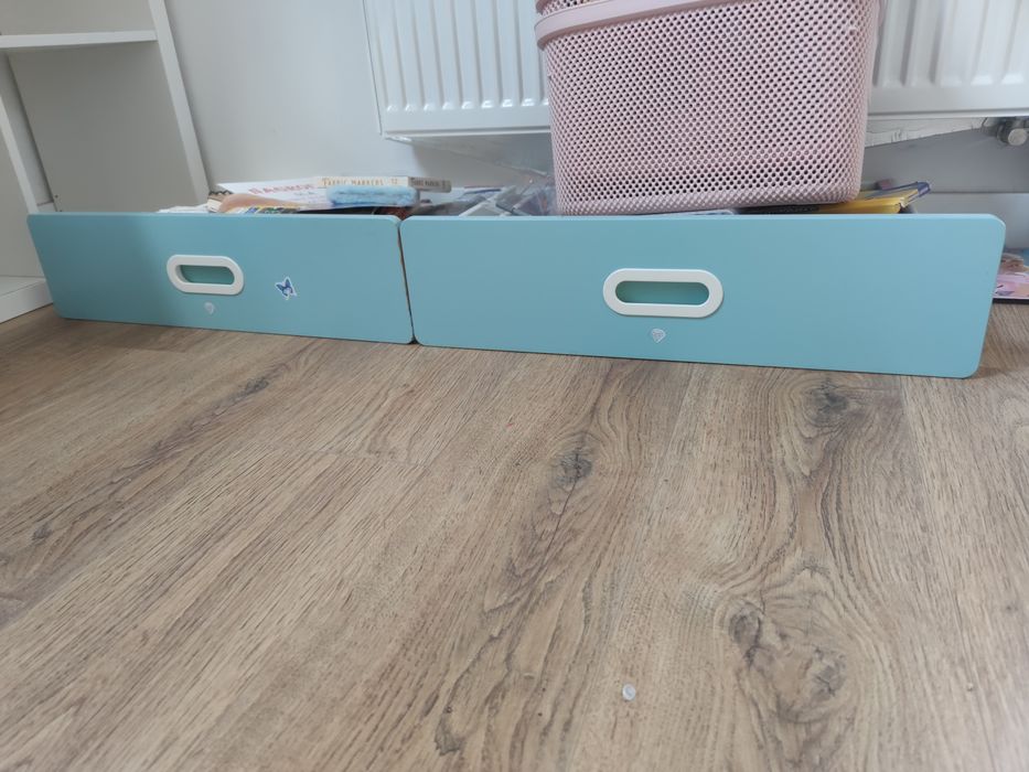 Łóżko na antresoli 4 w 1 IKEA SMASTAD - stan dobry+