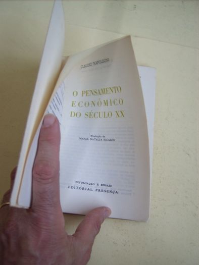 O Pensamento Económico do Século XX de Claudio Napoleoni