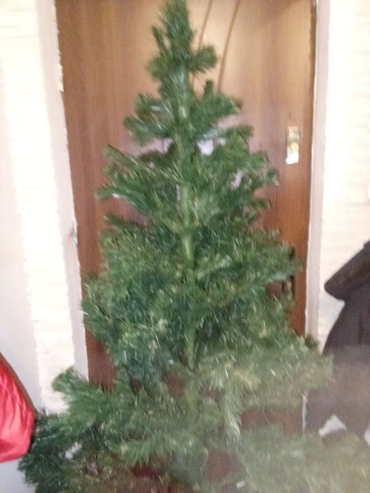 Choinka duża że stojakiem