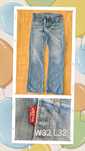 Spodnie Jeans Levis 522 Levi's W32 L32. Niebieskie. Baggy y2k Swag
