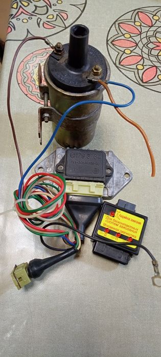 Катушка, комутатор, аварийное зажигание, бронепровода силикон, разьемы