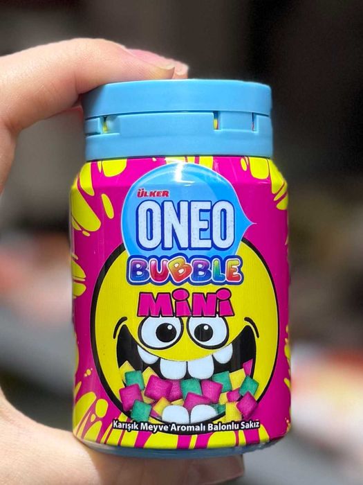 Жуйка Ulker Oneo кавун,полуниця,бабл гам 60 г