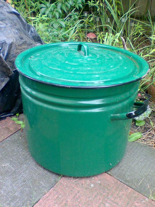 Gar emaliowany garnek kocioł PRL 40 litrów 50 litrów do gotowania