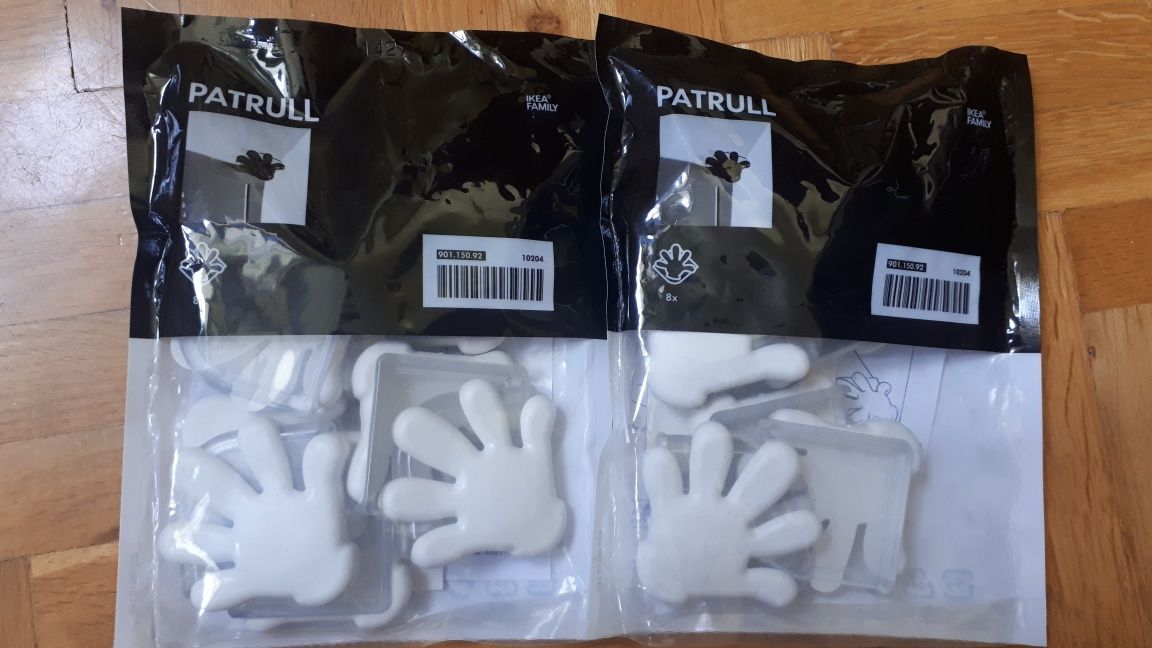 Ochraniacz narożnika Ikea PATRULL biały, nowe 2 opakowania po 8sztuk