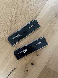 Pamięć RAM 2x8 gb hyperx fury rgb 2133 mhz, ddr4