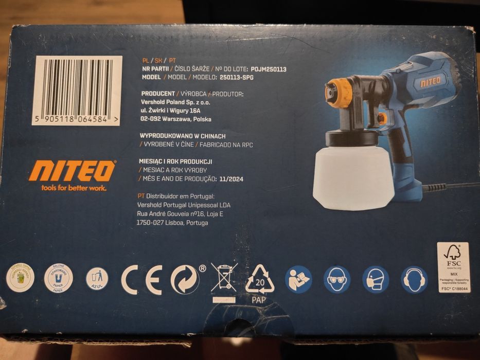 Agregat malarski Niteo 250113-SPG 450W