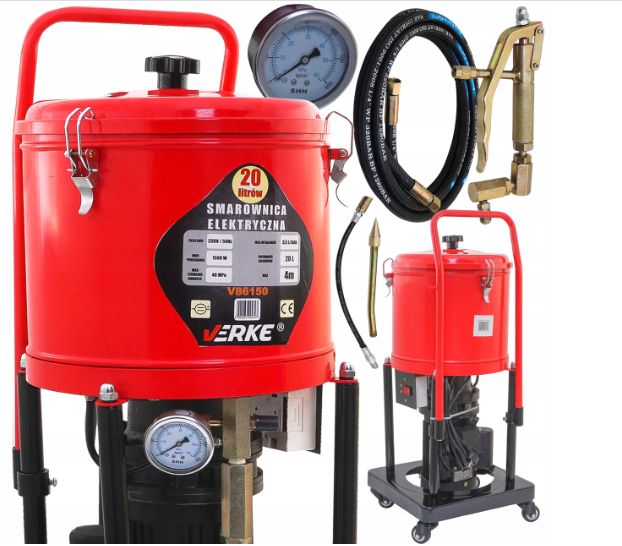 Smarownica elektryczna tawotnica 20L 0,5l/min 40Mpa VERKE