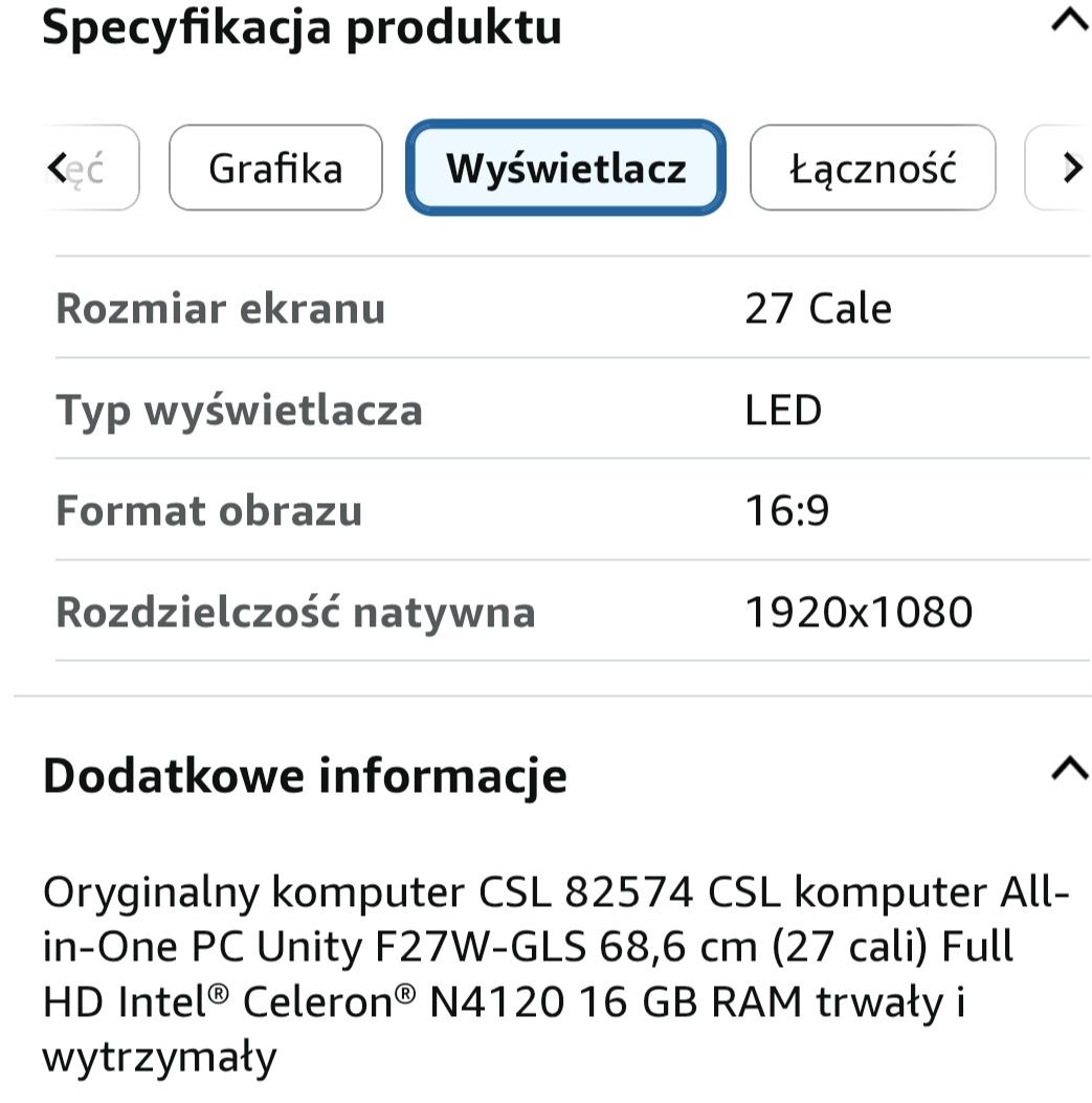 Komputer ( wszystko w jednym)