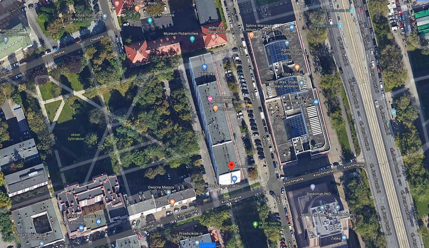 KLIMATYCZNE 32 m2 k/Atrium  (Podziel 2 Pok) dla 1-4 os (0% Prowizji)