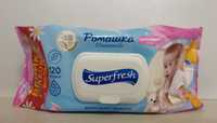 Superfresh (суперфреш) 120шт. вологі серветки/ влажные салфетки