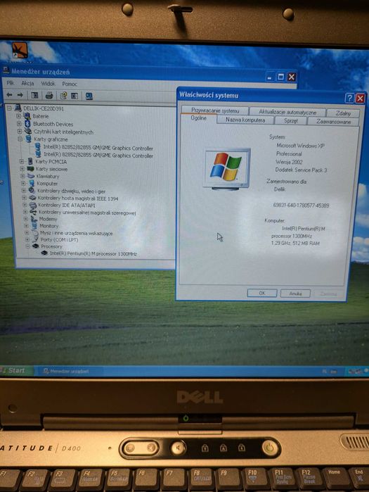 Dell D400 Uszkodzony
