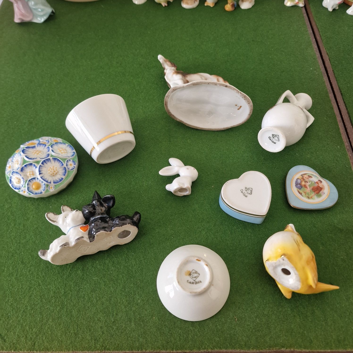 Lote de 8 peças EC Candal