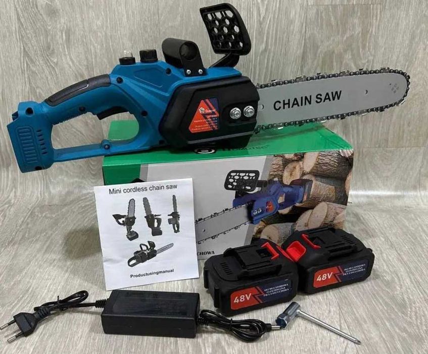 аккамуляторна пилка з шиною на 12 дюймів