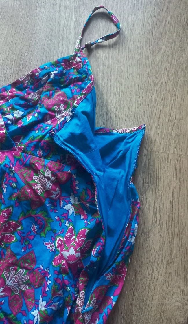 Letnia długa sukienka plus size