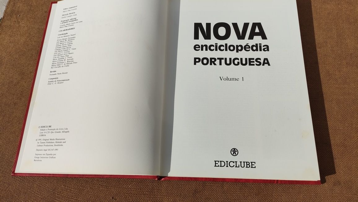 Nova Enciclopédia Portuguesa 1991 26 volumes