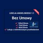 LEKCJA ANGIELSKIEGO 1:1 - Bez Umowy Online od 40zł