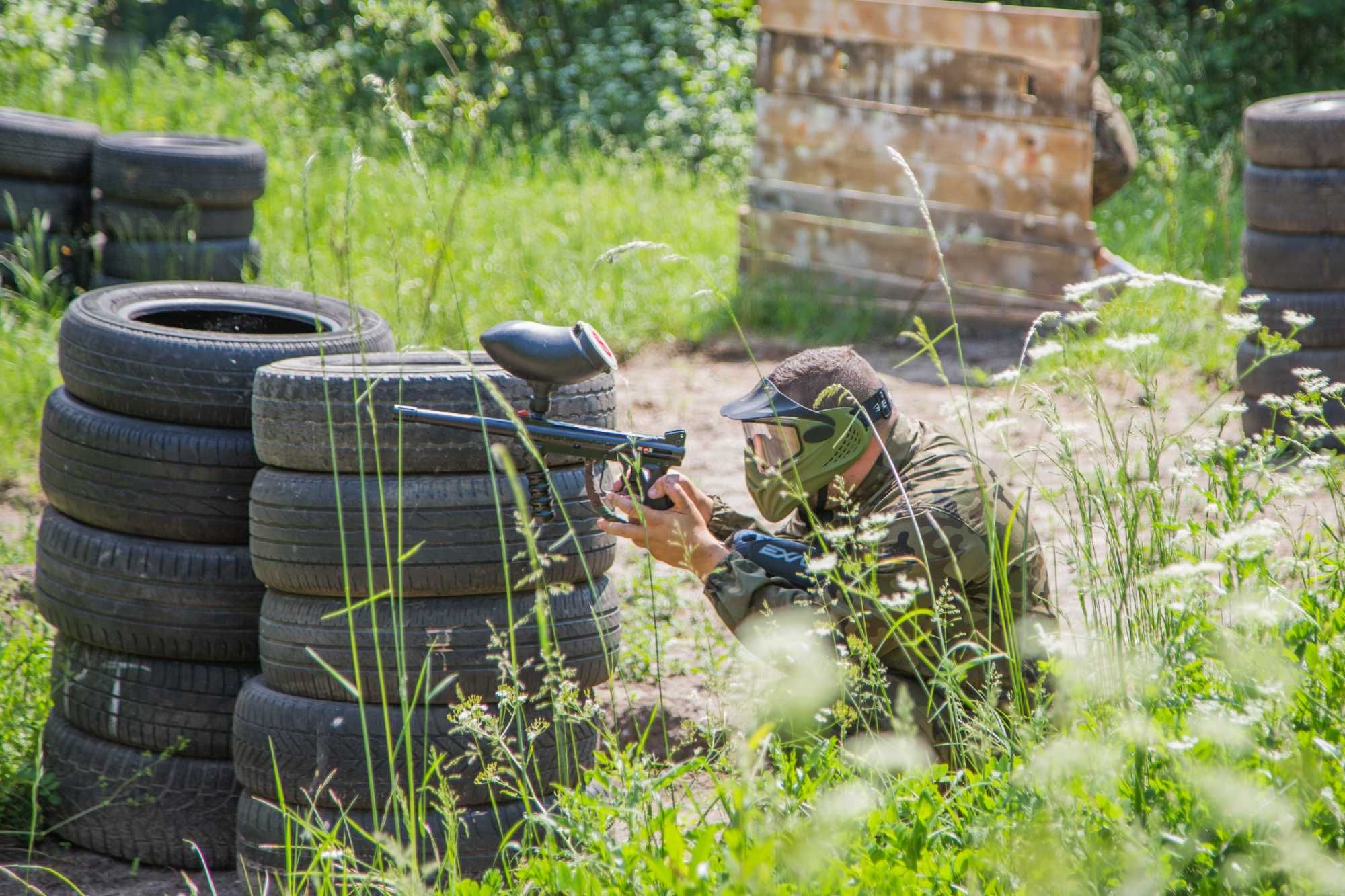 Paintball Mazury/Spychowo; aktywnie wieczory kawalerskie/panieńskie