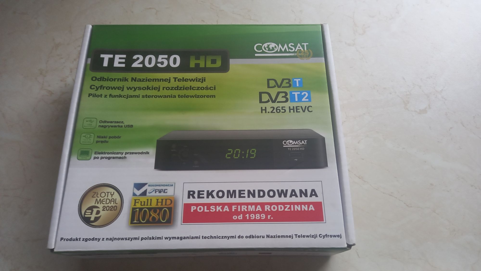 Dekoder tuner DVBT2