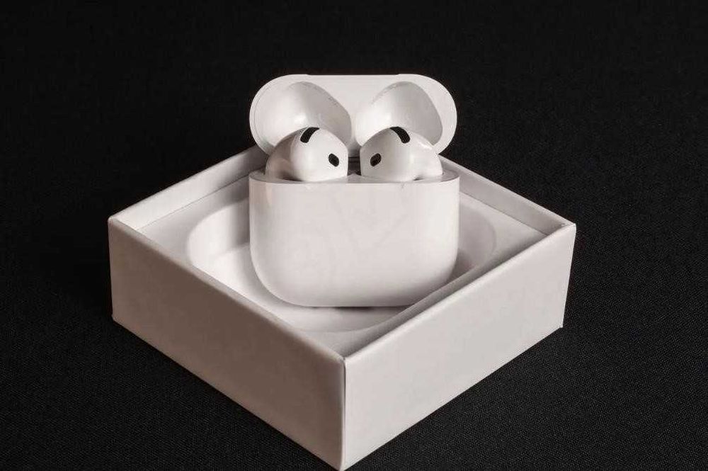 Беспроводные аирподс 4 1в1 с ори Premium качество