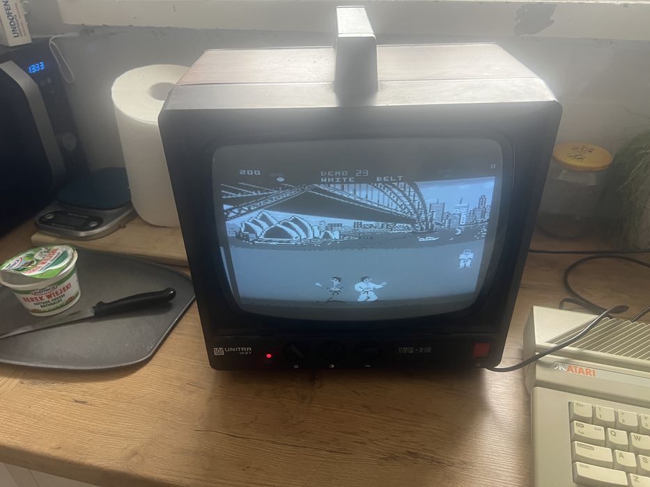 Monitor Unitra WZT TWM 315 swietny do Atari!