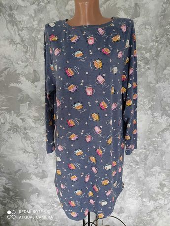 Ночнушка сорочка пижама домашнее платье 48 р. идеал