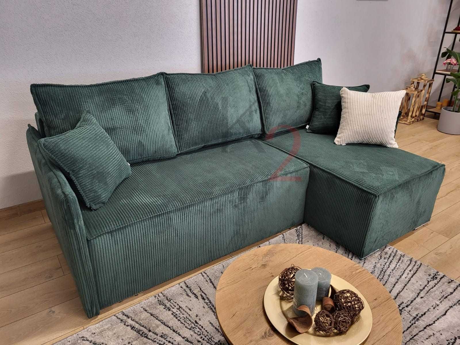 Narożnik FABIO II sprężyna BONELL DOSTAWA rogówka łóżko sofa 7 dni