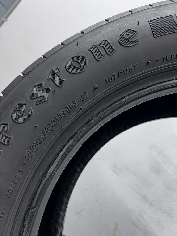 2шт всесезонні 205/65/R16C 7,1мм 2020р Firestone Van Hawk Multiseason