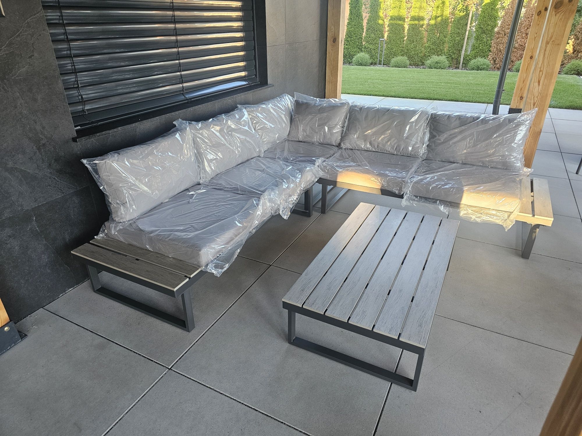Naroznik tarasowy Emerson light grey
