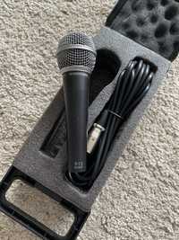 Microfone Dinâmico Stagg para estúdio ou concerto + cabo XLR jack 3.5