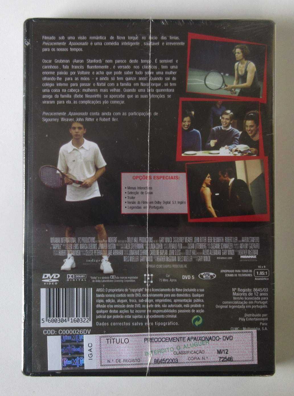 Precocemente Apaixonado (Sigourney Weaver) (DVD Novo / Selado)