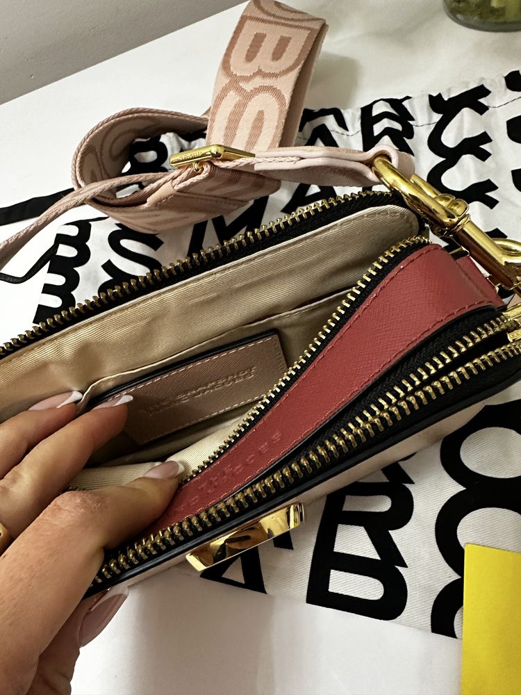 Marc Jacobs torebka Snapshot pink rozowa