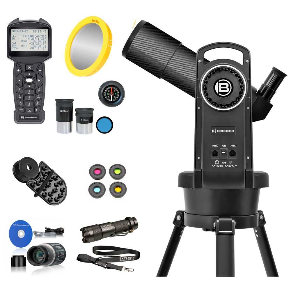 Телескоп Celestron Bresser Levenhuk с автонаведением GoTo+Wi-Fi,HD,GPS