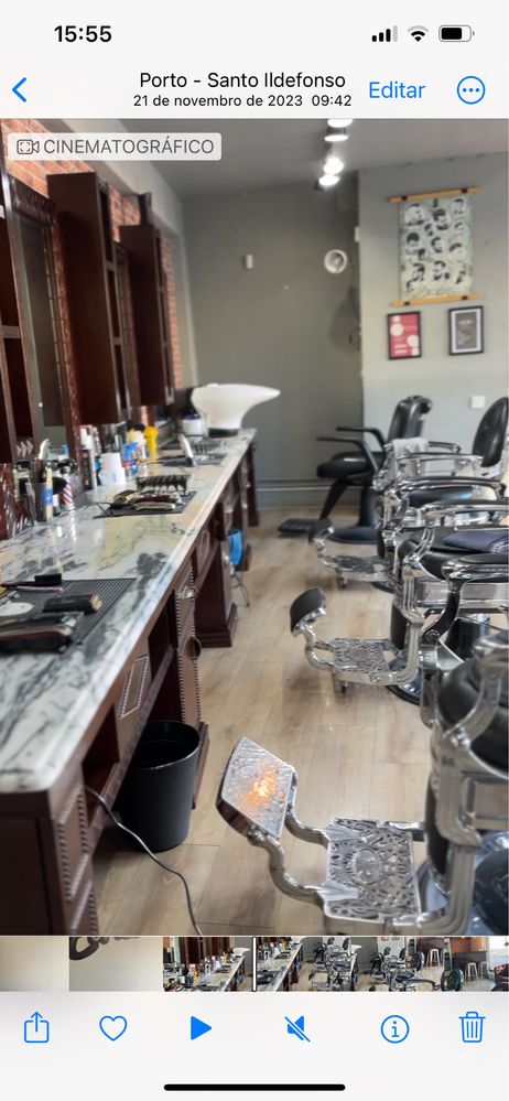 Bancada para Barbearia