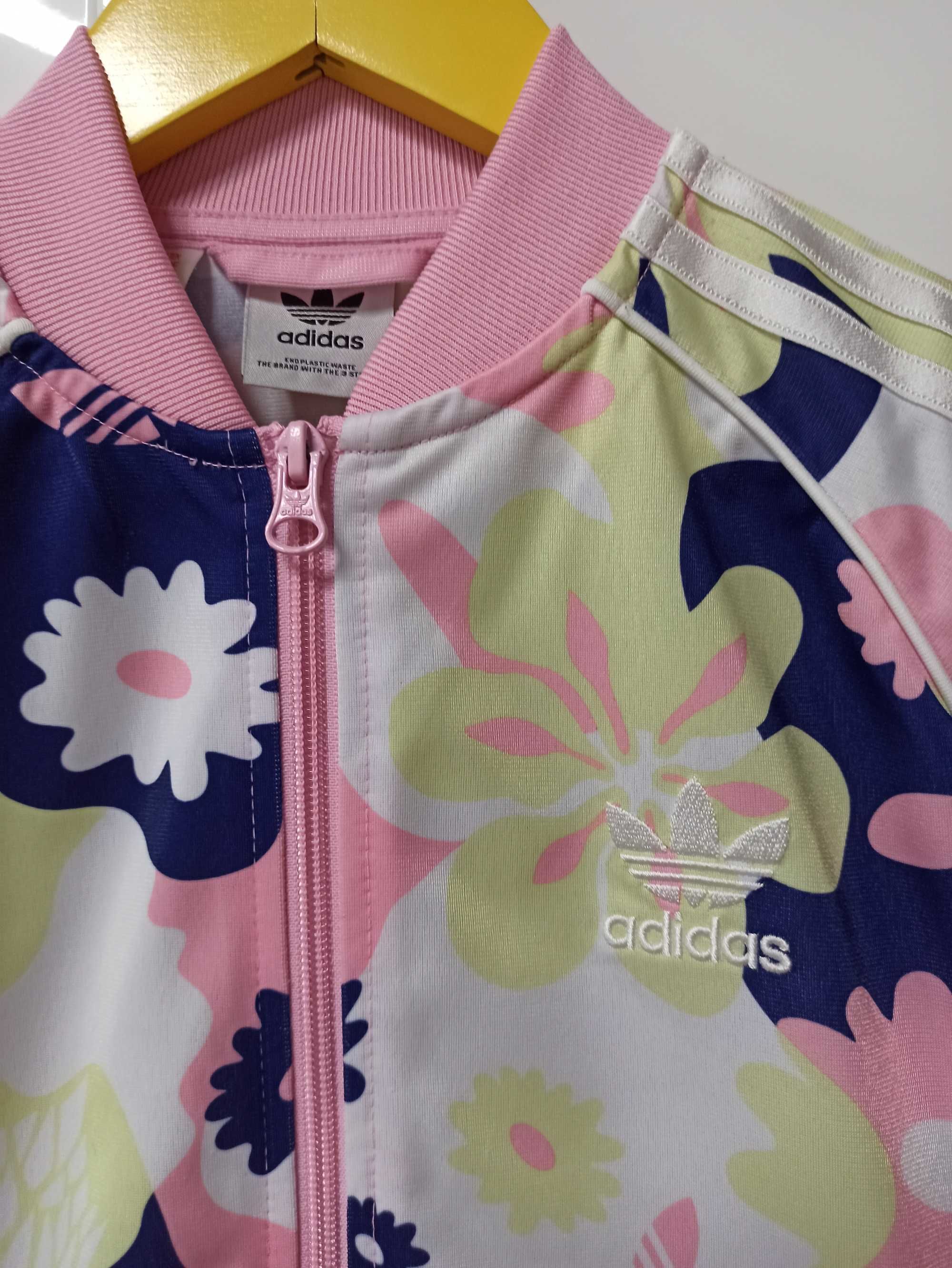 Олимпийка спортивная кофта Adidas для девочки, размер 146, оригинал