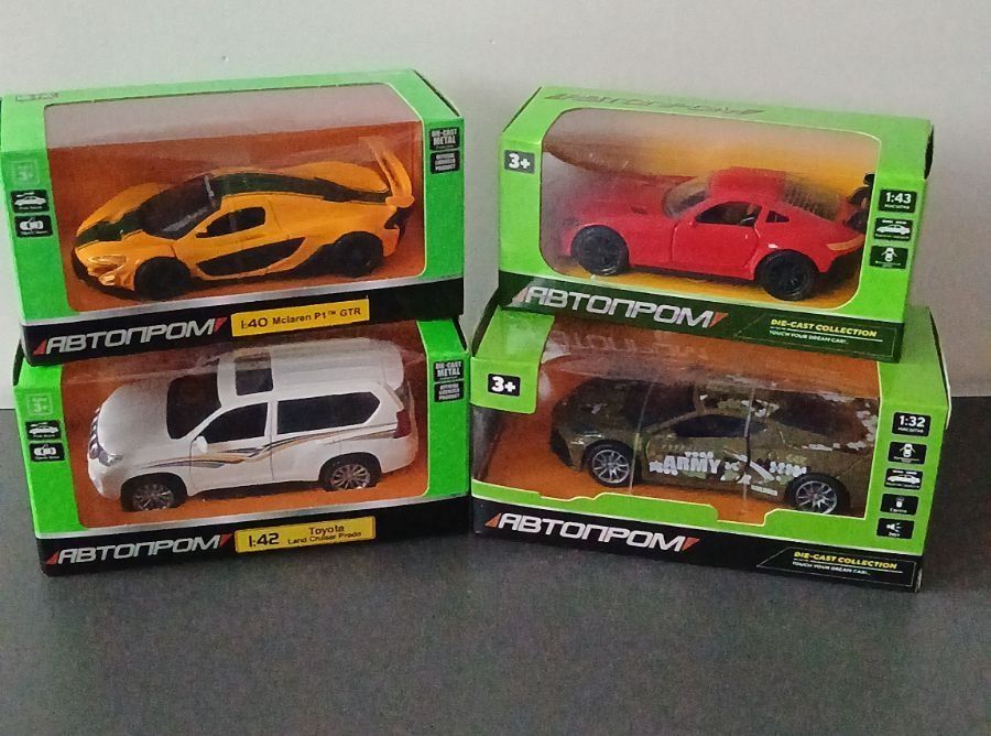 Набір машинок автопром 4шт.