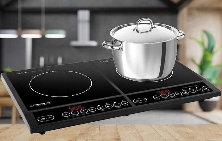 KUCHENKA indukcyjna płyta 2-PALNIKOWA 2000W