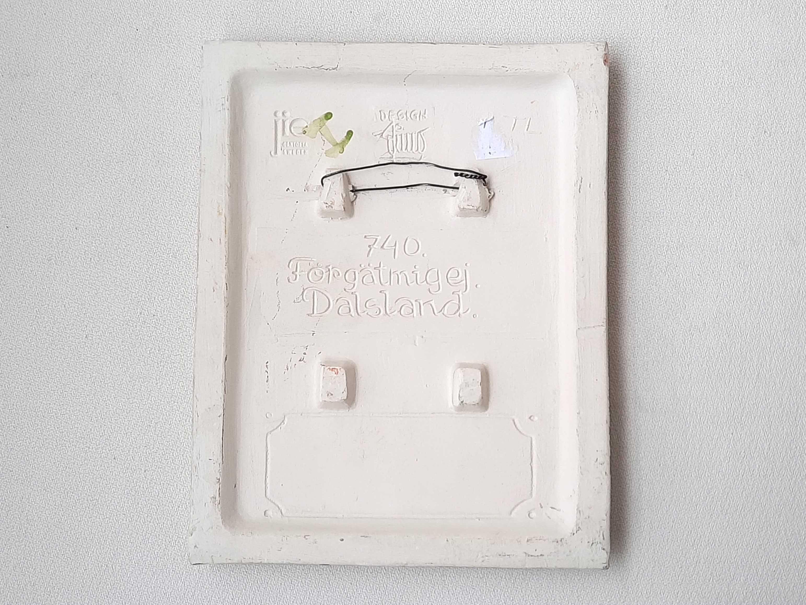 JIE GANTOFTA Kafelek ceramiczny , kafel , obrazek , plakieta - Szwecja