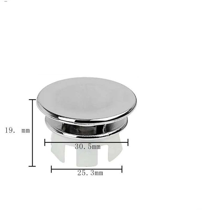 Rozetka pierścień do umywalki zatyczka przelewowa osłonka.