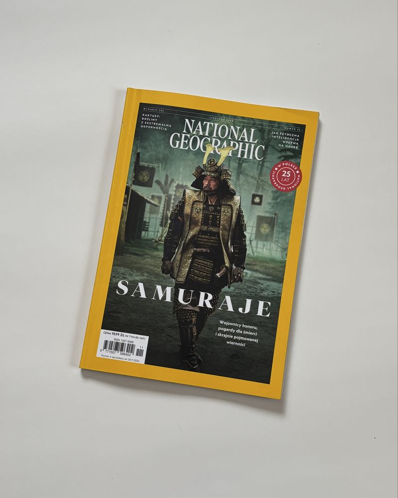 Magazyn National Geographic Polska Samuraje Listopad 2024
