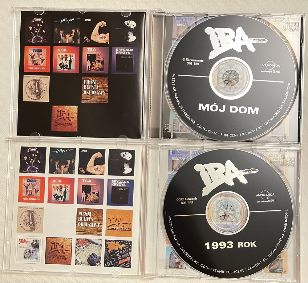 Ira - Mój dom / 1993 rok 2 x CD Andromeda 2002