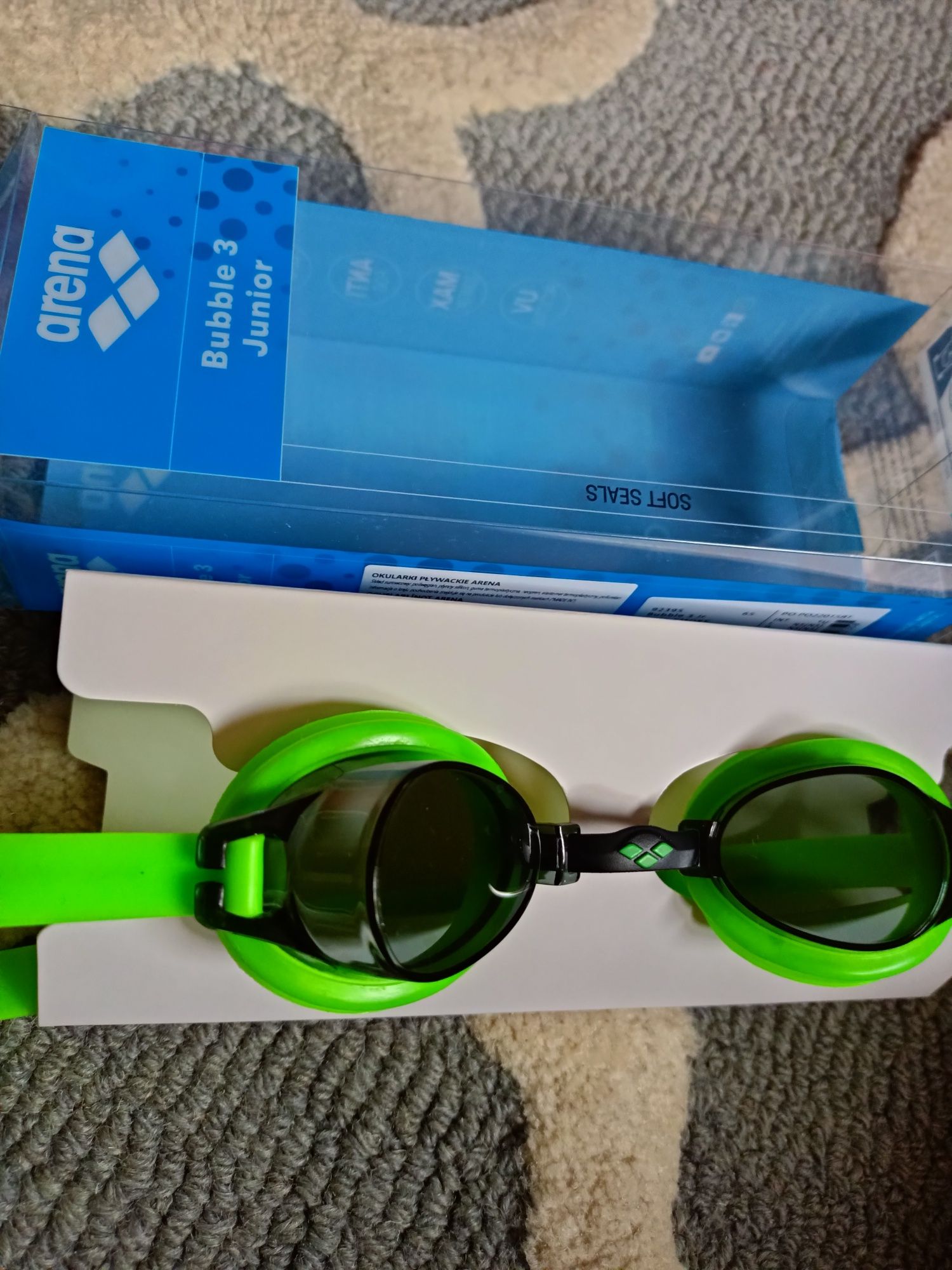Okulary pływackie dla dzieci Arena Bubble 3 Junior
System antifog
