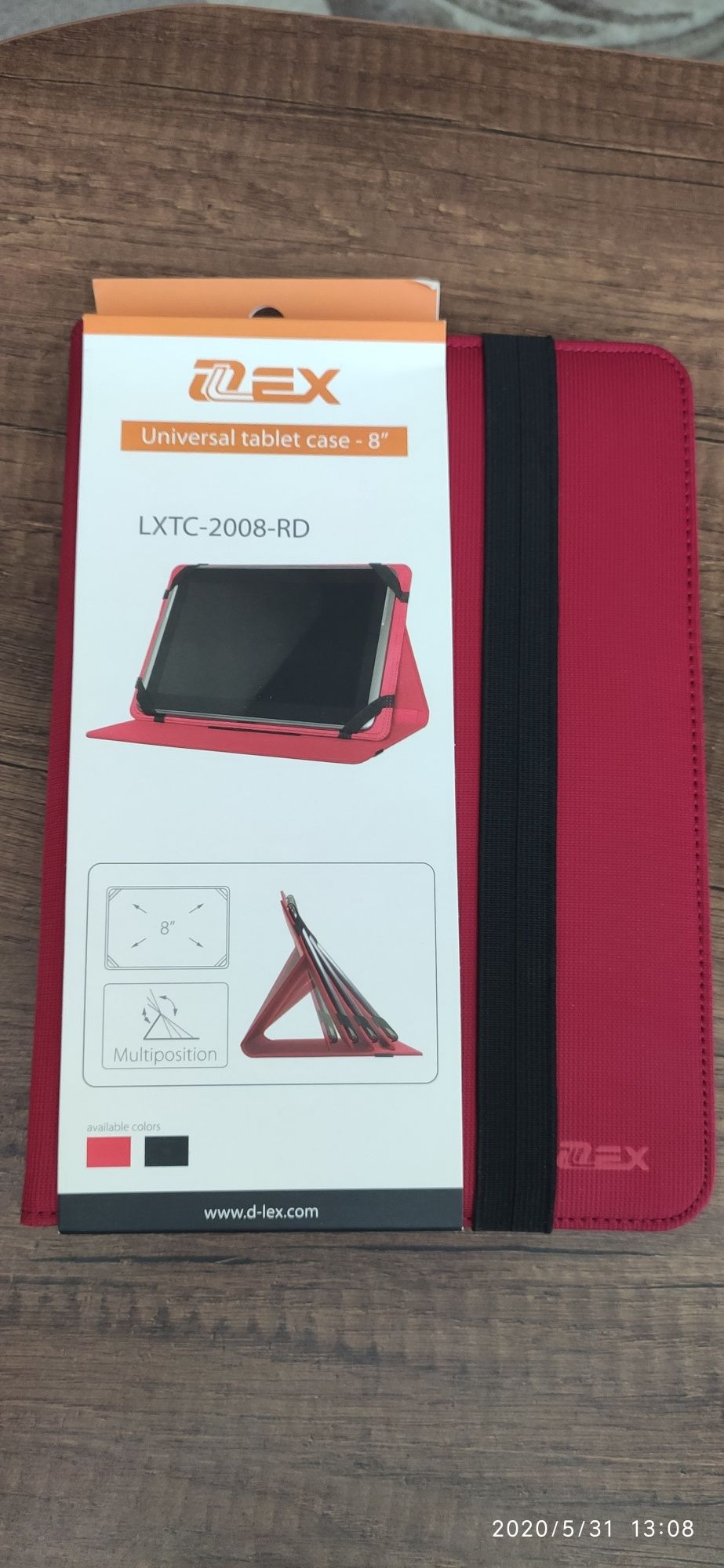 Чохол для планшета D-Lex 8" LXTC-2008 Red
