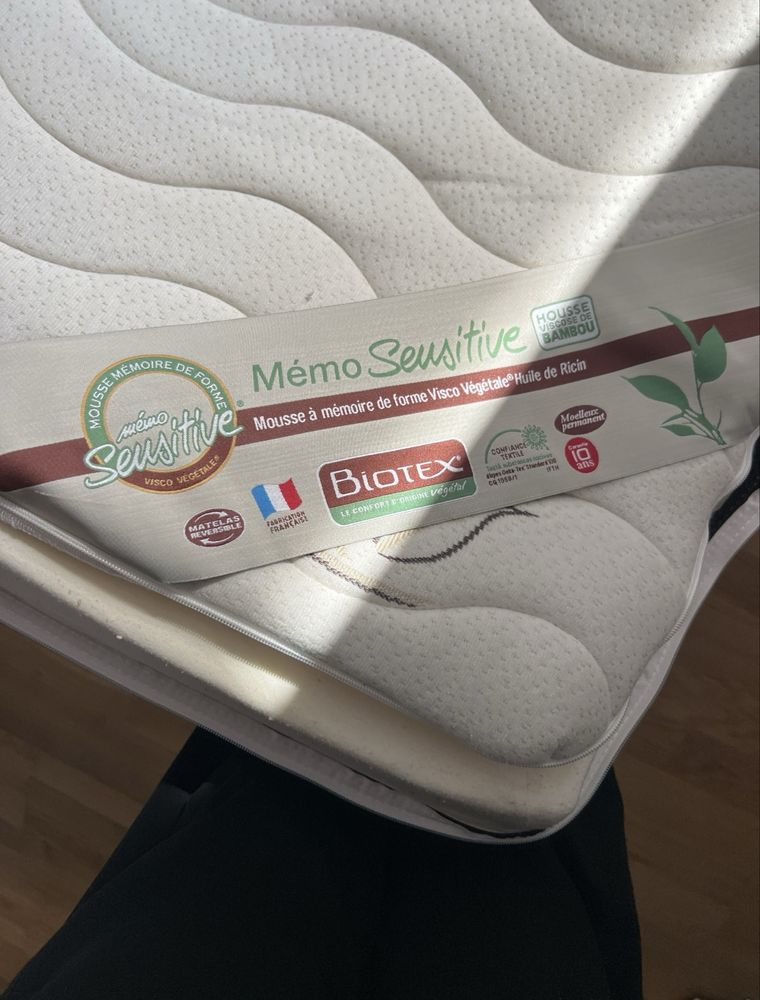 Sofa z materacem premium BIOTEX – bardzo wygodna, stan bdb
