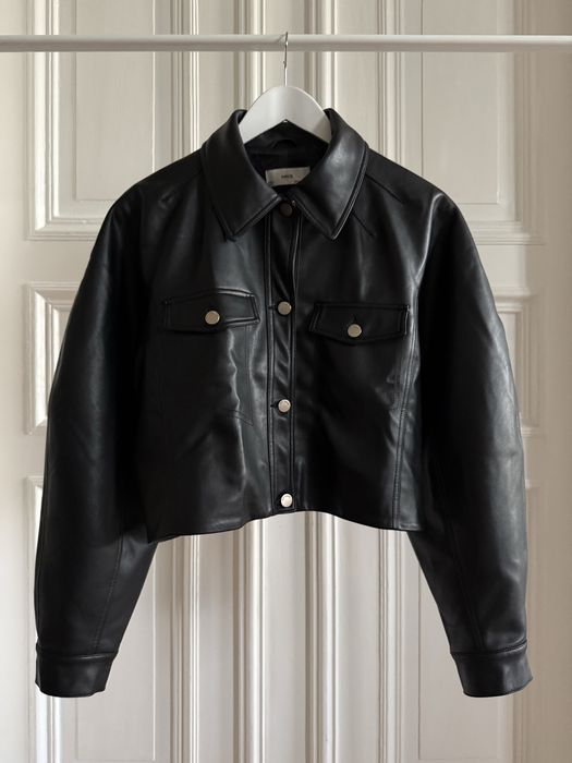 Mango Faux Leather Jacket - kurtka ze skóry ekologicznej
