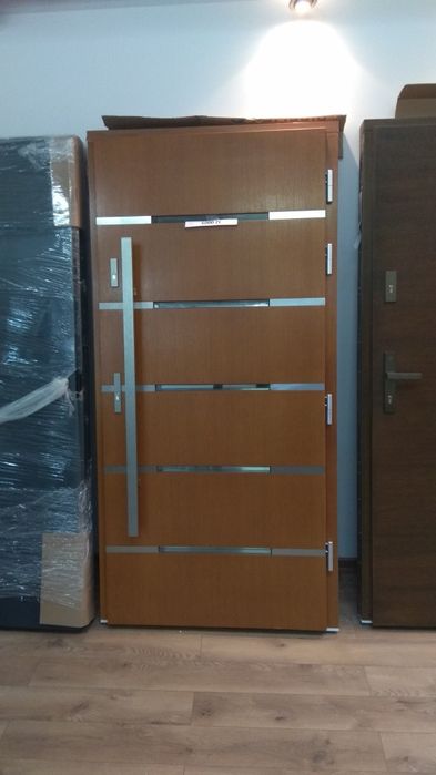 Drzwi Porta Mikea Doorsy Barański  złoty dąb orzech mahoń antracyt
