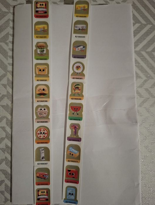 Naklejki biedronka 12 szt.