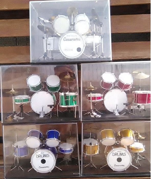 Bateria 7 Peças (Caixa em Acrílico) Novo