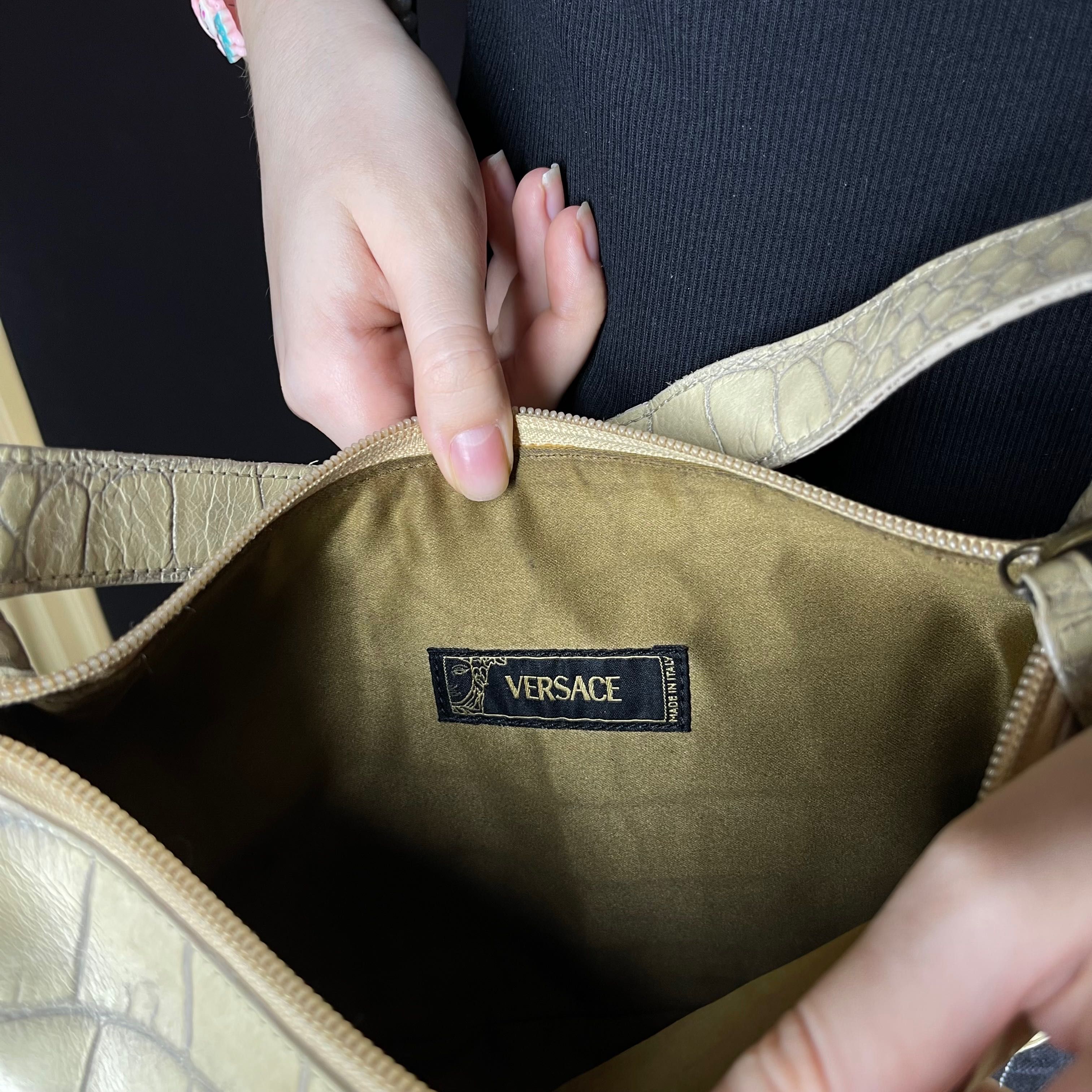 Torba Versace vintage reptile bag Oryginał